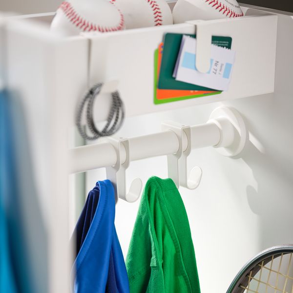 Гардероб с выдвижным модулем, 60x57x196 cm IKEA SMÅSTAD СМОСТАД 794.310.06 - фото 8