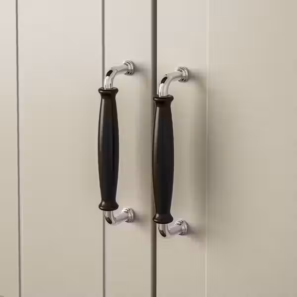 KLINGSTORP КЛИНГСТОРП Ручка - чёрный/хромированный 141 мм - фото 4