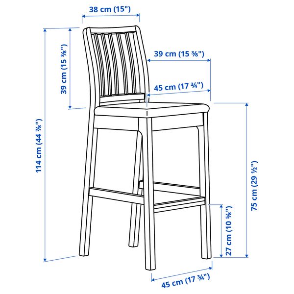 IKEA, дополнительный ракурс - схема-чертеж с размерами