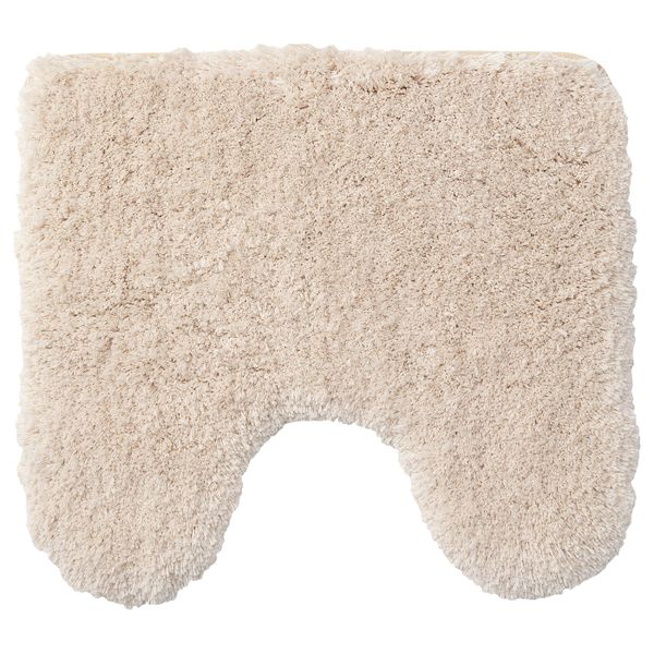 Коврик в туалет, бежевый 55x60 см IKEA ALMTJÄRN АЛЬМТЬЕРН 804.653.97 - схема-чертеж с размерами