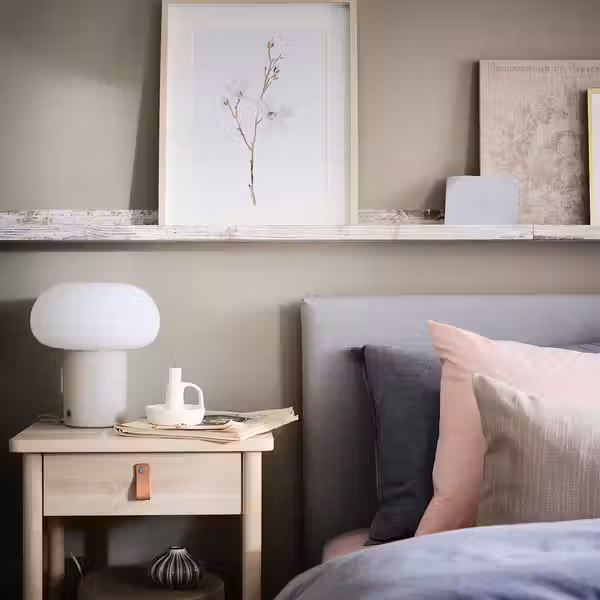 DEJSA Лампа настольная - бежевый/молочный стекло 28 см - фото 3