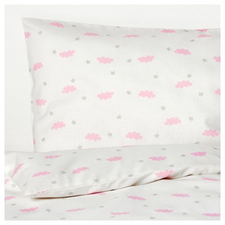 Комплект постельного белья, 3 предмета ХИММЕЛЬСК, розовый (110x125/35x55 см)