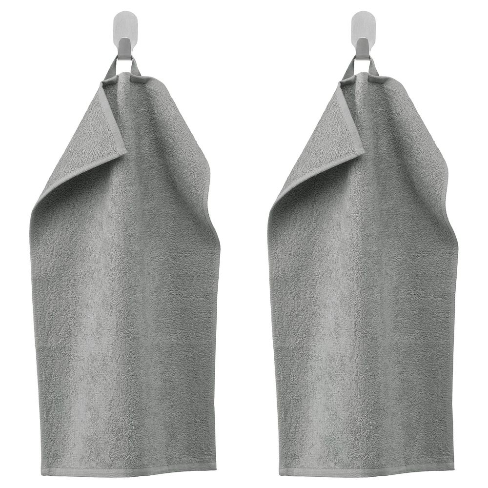 Полотенце, классический серый, 30x50 см IKEA ГЭРЕН 003.646.89 - фото 1