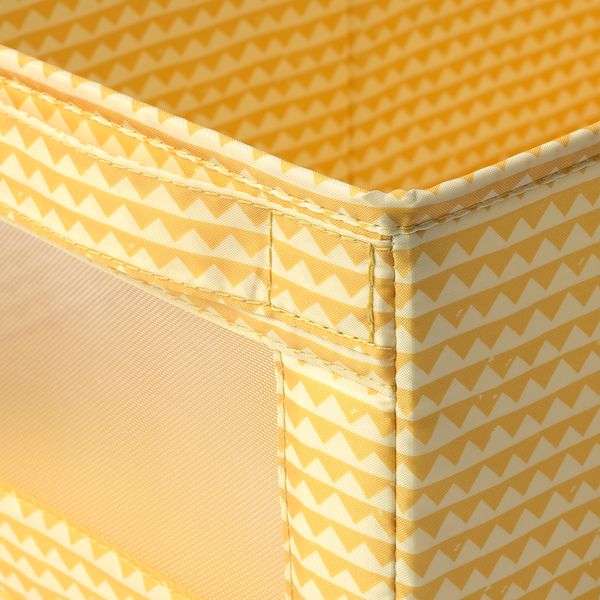 Коробка, 25x44x17 см, желтый IKEA UPPRYMD УППРЮМД 304.622.59 - схема-чертеж с размерами