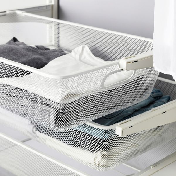 Настенная шина, полки/штанга, белый 132x41x199 см IKEA АЛЬГОТ 592.762.47 - фото 6