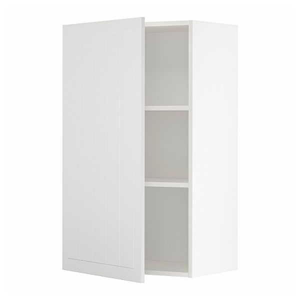 Навесной шкаф с полками, белый/Стенсунд белый 60x100 см IKEA METOD МЕТОД 694.097.65 - схема-чертеж с размерами