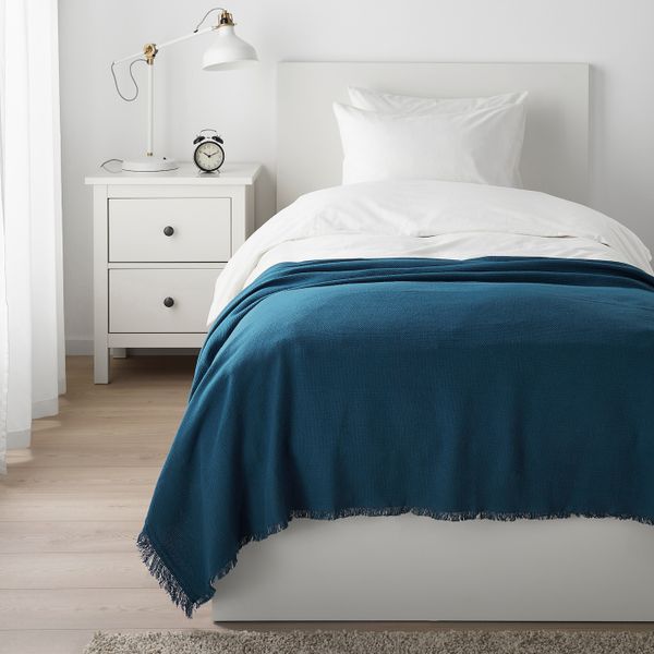 Плед, синий 130x170 см IKEA ОДДРУН 103.957.89 - фото 3