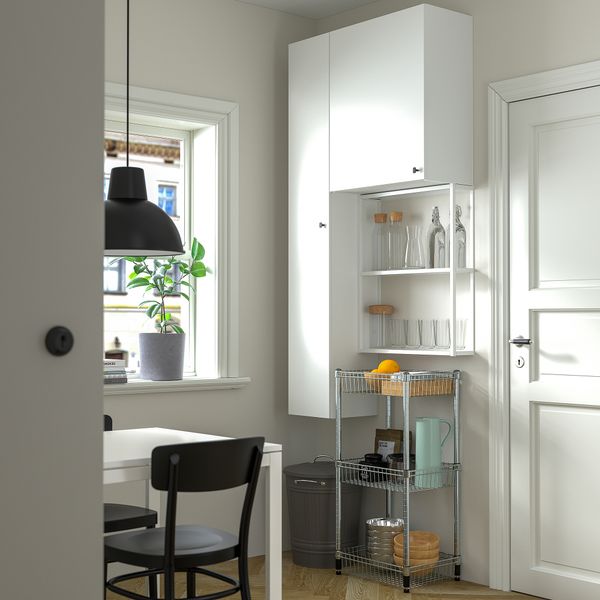 Стеллаж с 3 корзинами, оцинковка, 46x36x94 см IKEA OMAR ОМАР 104.830.74 - фото 3