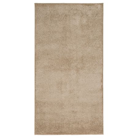 Ковер, длинный ворс, бежевый 78x150 см IKEA VONGE ВОНГЕ 504.362.31