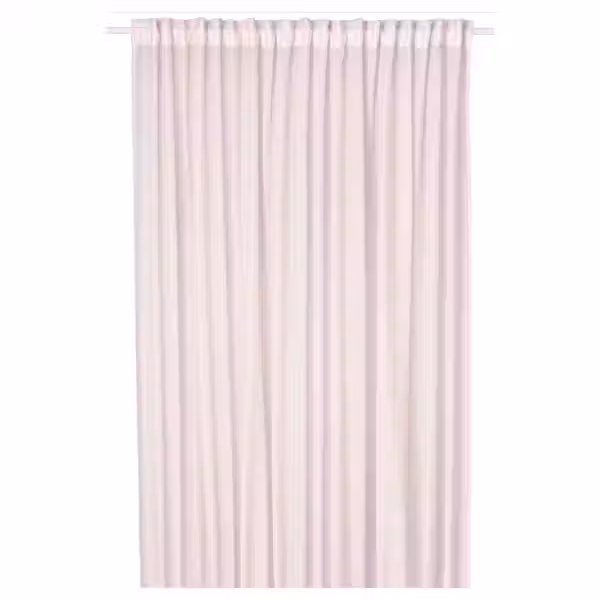 STENFRÖ СТЕНФРЁ Гардина, 1 шт. - розовый/с лентой 300x300 см - фото 1