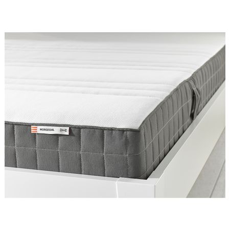 Пенополиуретановый матрас, жесткий/темно-серый 160x200 см IKEA MORGEDAL МОРГЕДАЛЬ 704.498.07