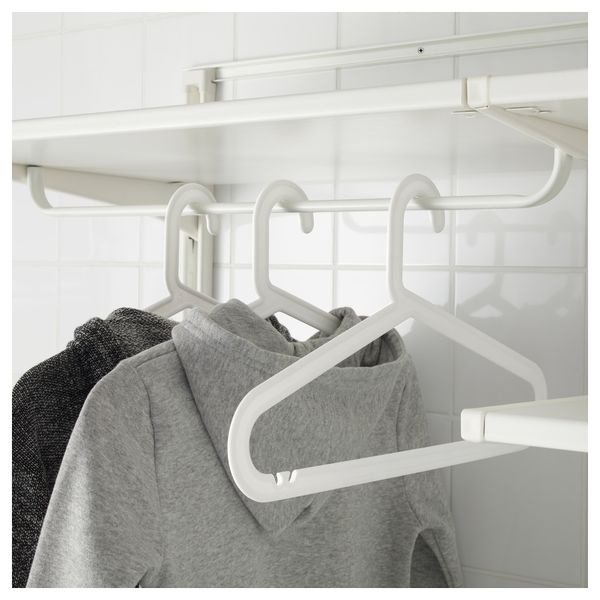 Настенная шина, полки, сушилка АЛЬГОТ, белый (190x60x196 см) - фото 4