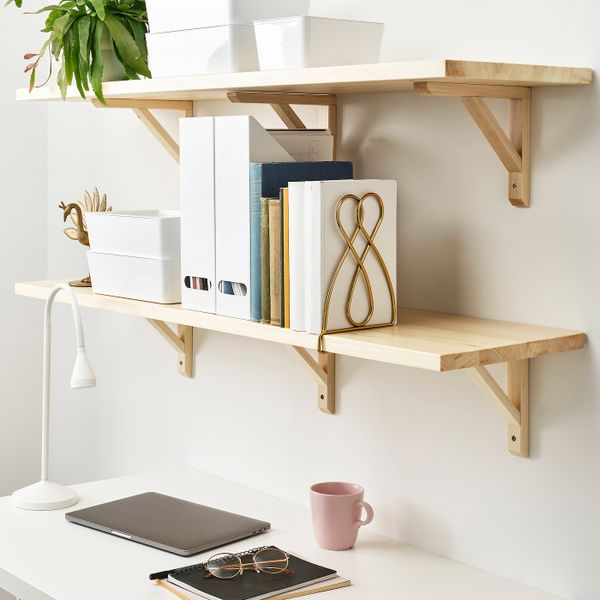 Ограничитель для книг, золотой IKEA SPAJL СПАЙЛ 505.126.73 - фото 3