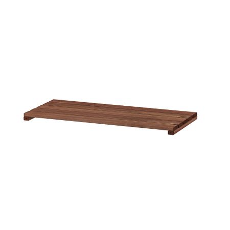 Полка для садового стеллажа, 70x32 см, коричневая морилка IKEA TORDH ТУРД 904.309.15