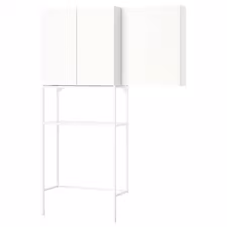 ENHET Комбинация д/хранения - белый 140x32x204 см