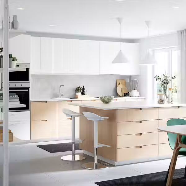 FRÖJERED Фронтальная панель ящика - светлый бамбук 60x40 см - схема-чертеж с размерами