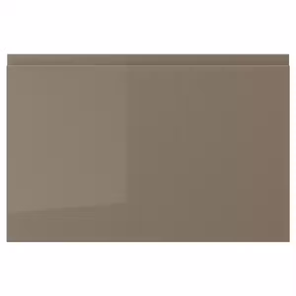 VOXTORP Дверь - глянцевый темный серо-коричневый 60x40 см - фото 1