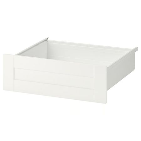 SANNIDAL Ящик - белый/белый 60x57x20 см