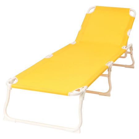 Шезлонг ХОМЭ, желтый