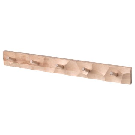 Вешалка с 5 крючками, массив березы IKEA BASTUA 805.425.17