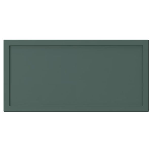 ASPUDDEN Фронтальная панель ящика - темный серо-зеленый 40x20 см - фото 1