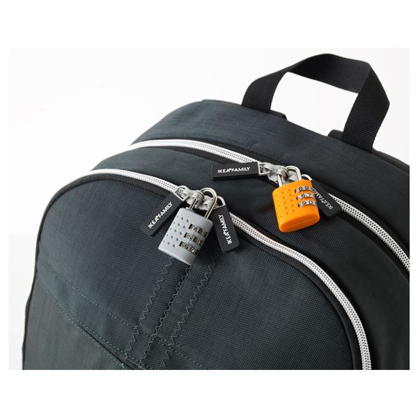 Рюкзак УПТЭККА, темно-серый - схема-чертеж с размерами