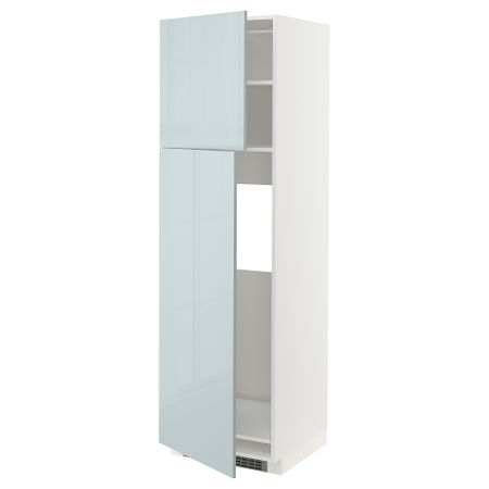 Высокий шкаф для холодильника, 2дверцы, 60x60x200 cm IKEA METOD МЕТОД 794.795.45