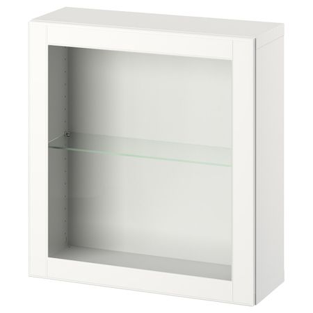 Комбинация настенных шкафов, белый/оствик белый 60x22x64 см IKEA BESTÅ БЕСТО 794.415.81