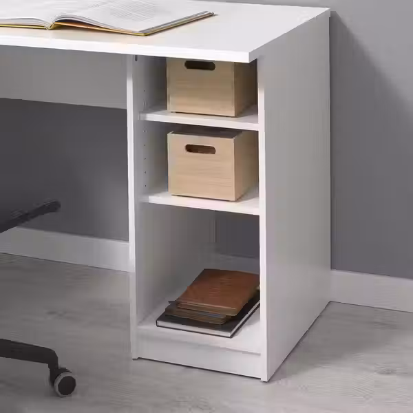 KJELLARNE Угловой письменный стол - белый 138x130 см - фото 5