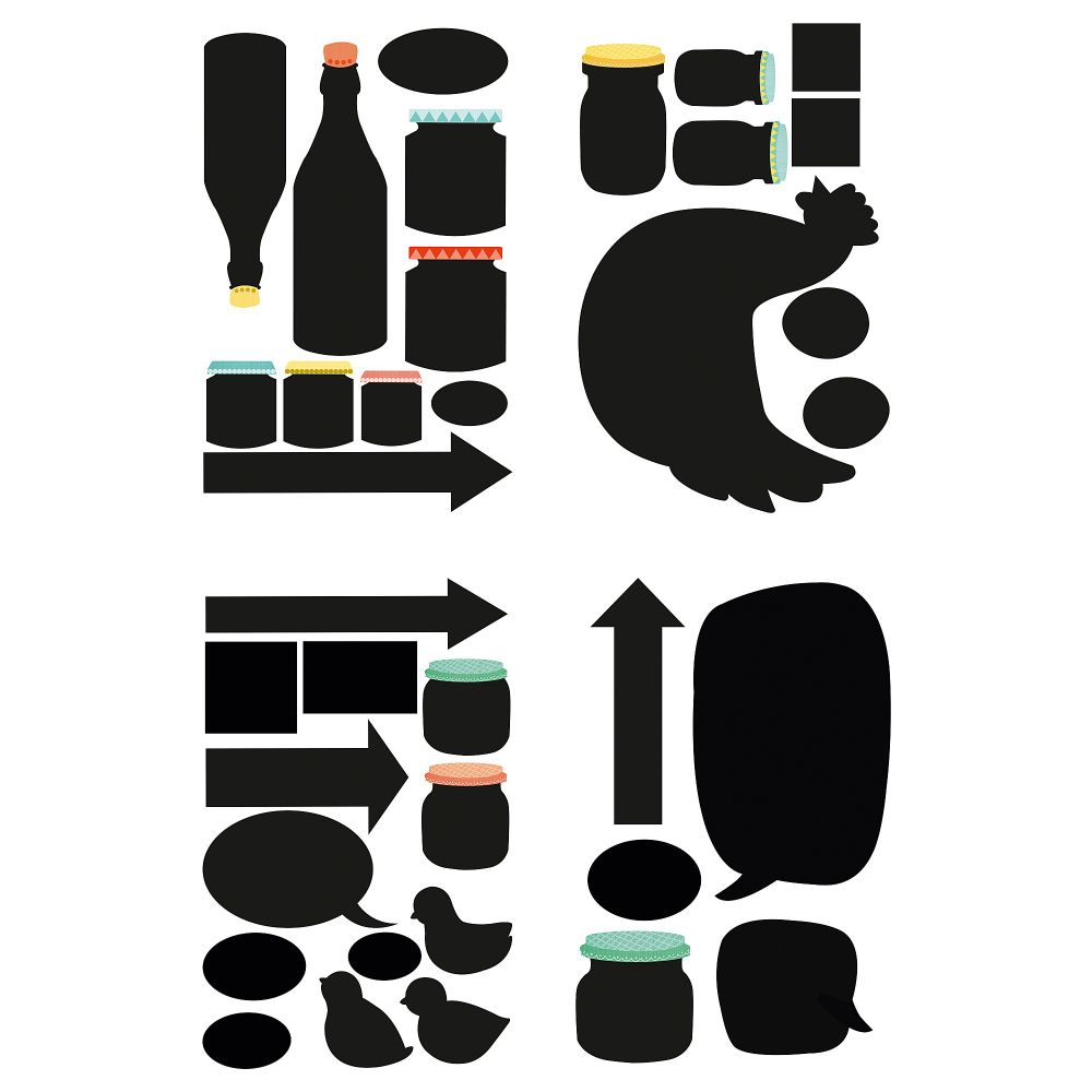 Декоративные наклейки КЛЭТТА, символы - фото 1