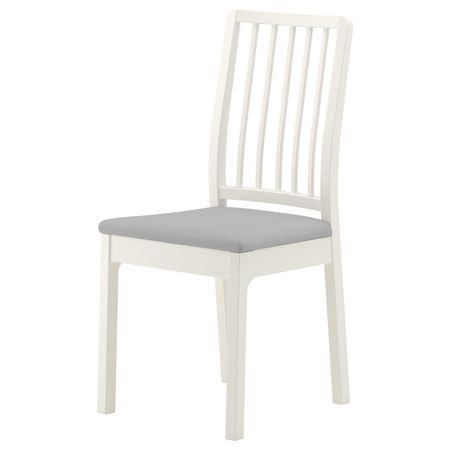 Стул, белый/Оррста светло-серый IKEA EKEDALEN ЭКЕДАЛЕН 803.578.21