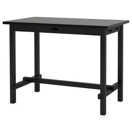 Барный стол, черный 140x80x105 см IKEA NORDVIKEN НОРДВИКЕН 903.696.11