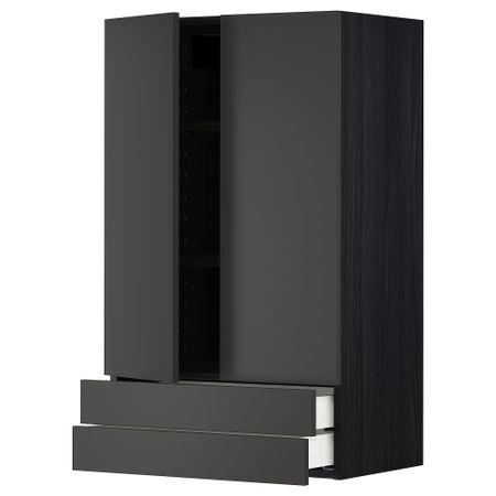 Навесной шкаф, 2 дверцы, 2 ящика IKEA METOD МЕТОД, MAXIMERA МАКСИМЕРА 394.977.87