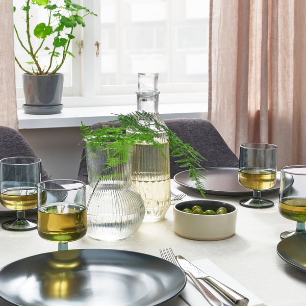 Бокал, серый, 32 сл IKEA OMBONAD ОМБОНАД 105.046.46 - фото 5