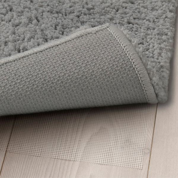 Ковер, длинный ворс, светло-серый 133x195 см IKEA VONGE ВОНГЕ 904.362.29 - схема-чертеж с размерами