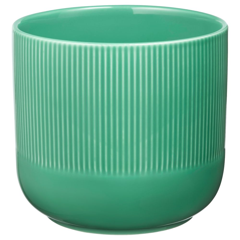 Кашпо, зеленый 15 см IKEA ГРАДВИС 404.527.16 - фото 1