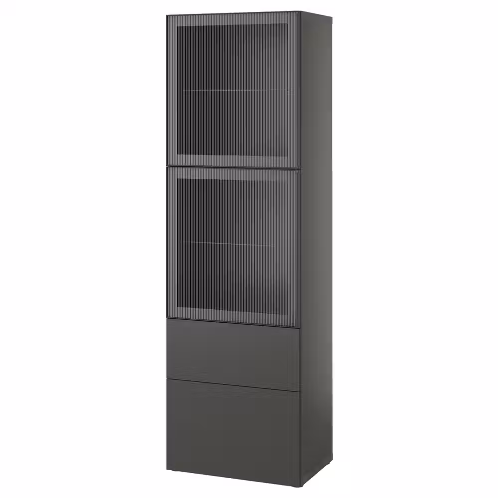 BESTÅ Комбинация д/хранения+стекл дверц - фото 1