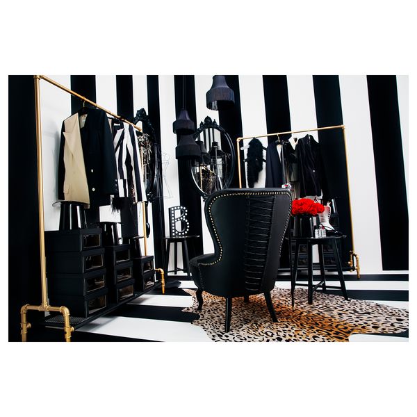 Коробка для обуви ОМЕДЕЛЬБАР, черный (22x33x14 см) - схема-чертеж с размерами