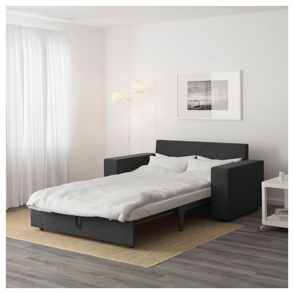 2-местный диван-кровать ВИЛАСУНД, Хилларед антрацит - фото 4