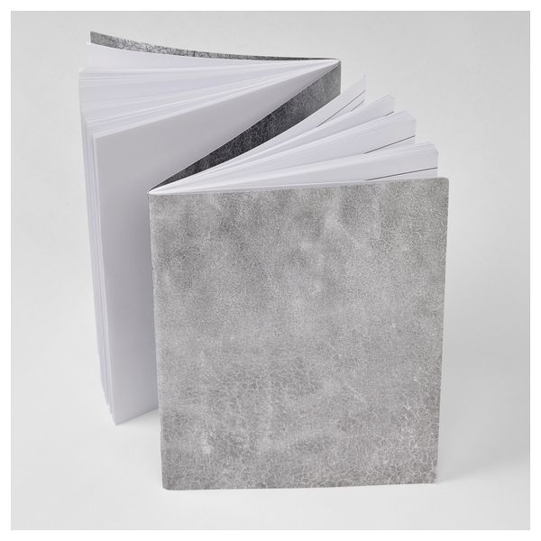 Двусторонний блокнот СПЭНСТ, серый/черный (15x20 см) - фото 2