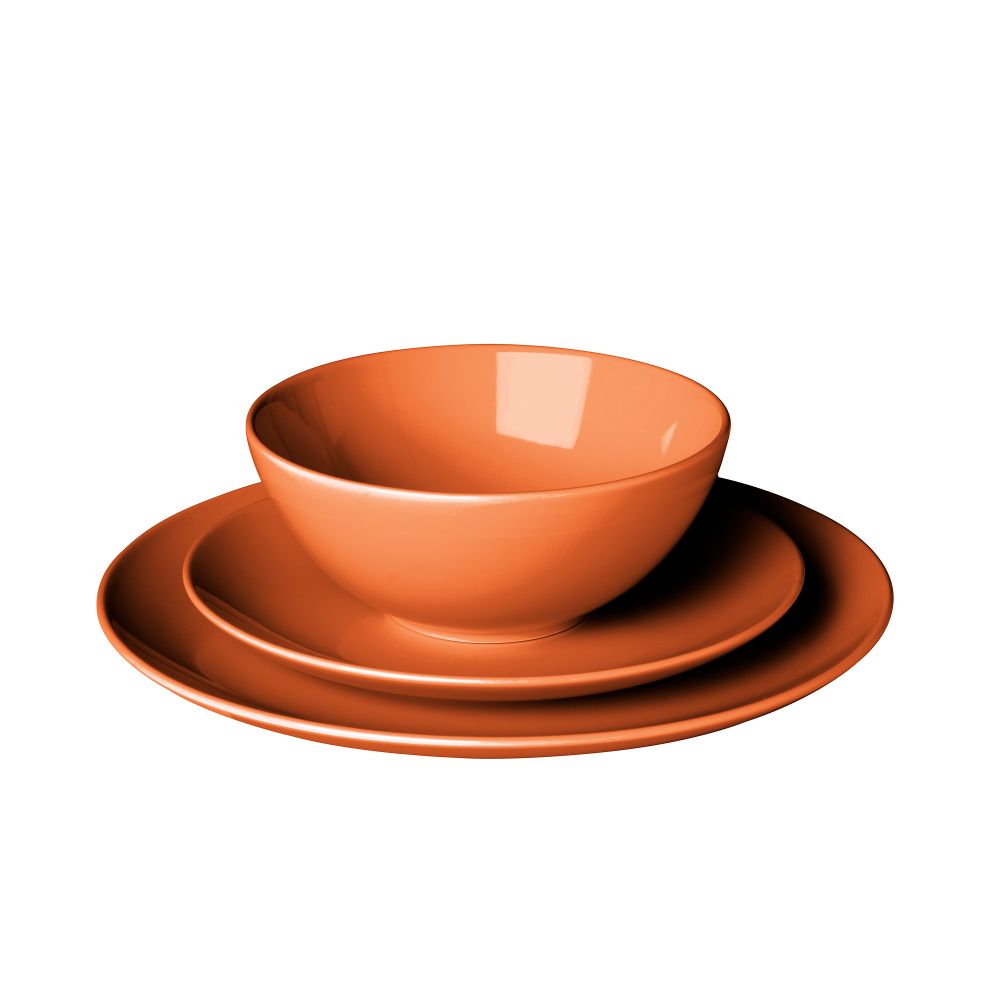 Сервиз, 18 предметов ФЭРГРИК, оранжевый - фото 1