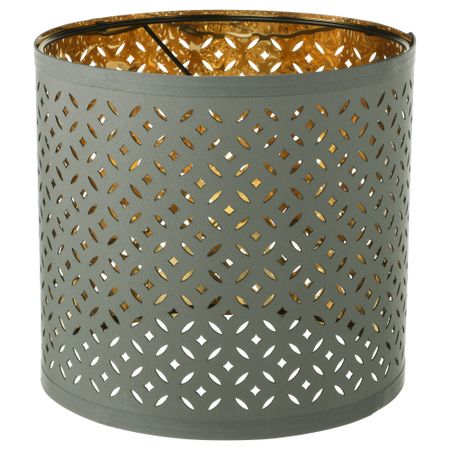 Абажур НИМО, зеленый, желтая медь