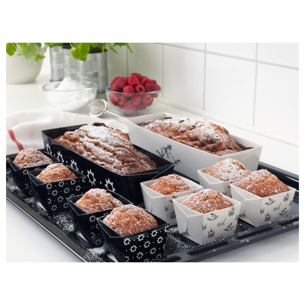 Форма для выпечки, 10 шт. ВИНТЕР 2015, бумага черный, бежевый - фото 3