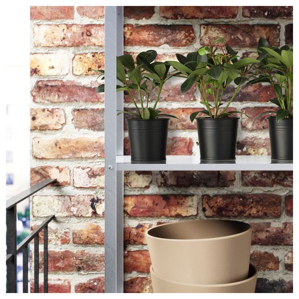 Кашпо СОККЕР, д/дома/улицы, черный (9 см) - фото 2