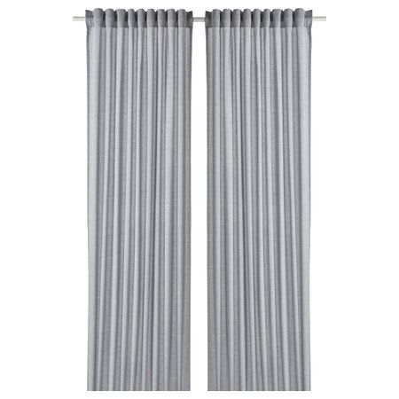 Гардины, 2 шт., темно-синий 145x300 см IKEA HANNALILL ХАННАЛИЛЛ 804.984.54