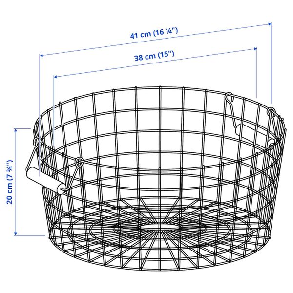 IKEA, дополнительный ракурс - схема-чертеж с размерами