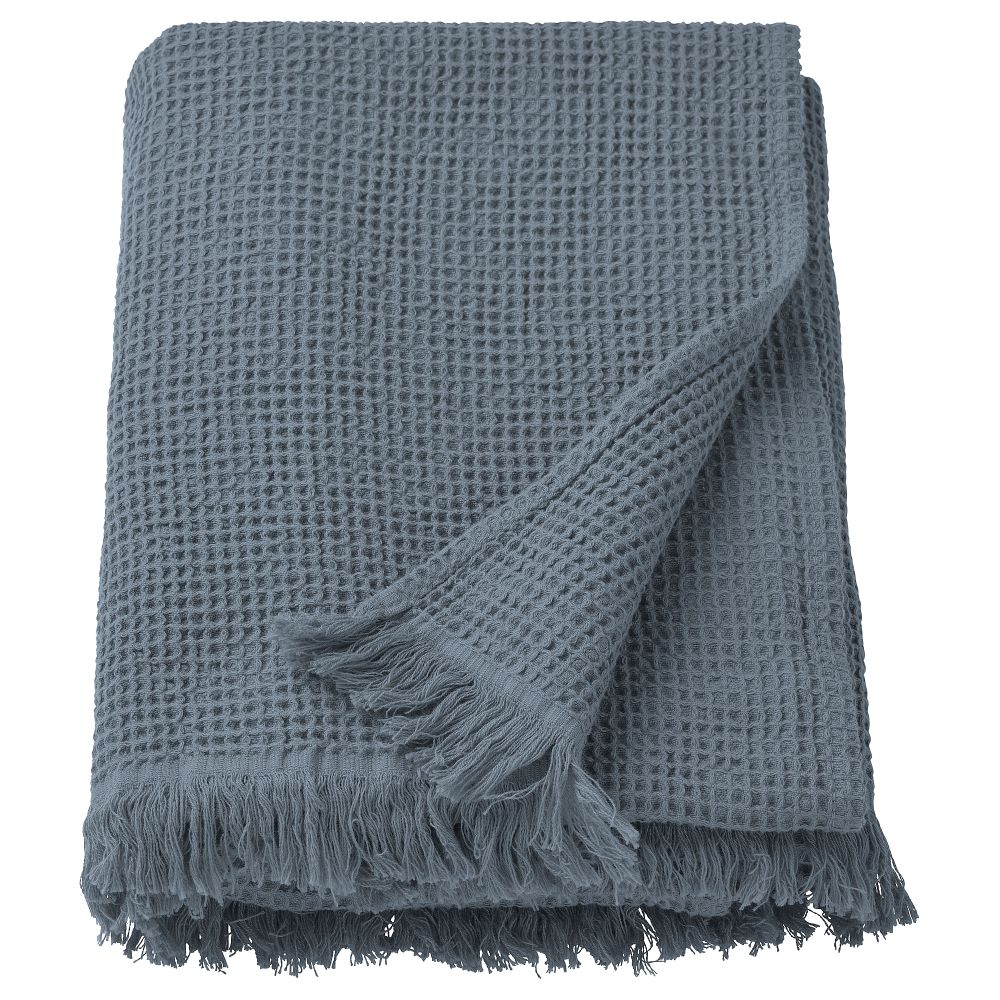 Простыня банная, 100x150 см, темно-синий IKEA VALLASÅN 205.313.81 - фото 1