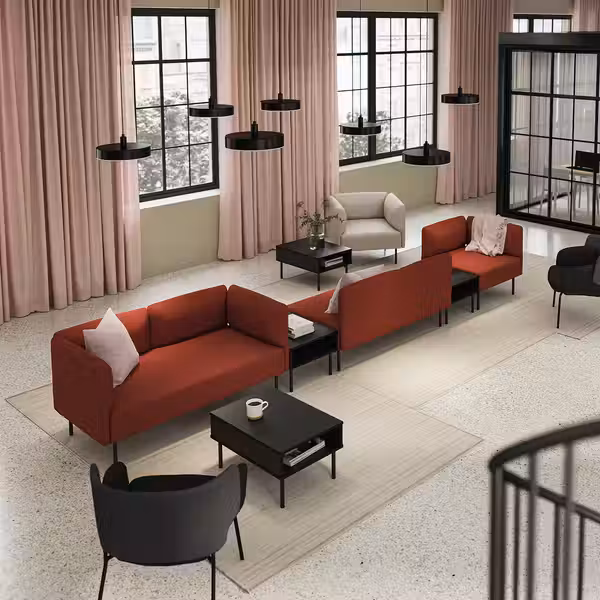 LILLEHEM 5-м модульный диван со столиком - фото 2