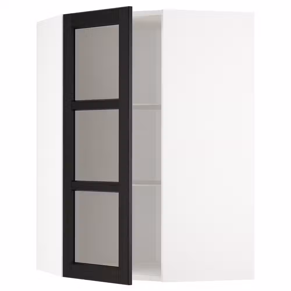 METOD Углов навесн шк с полками/сткл дв - фото 1