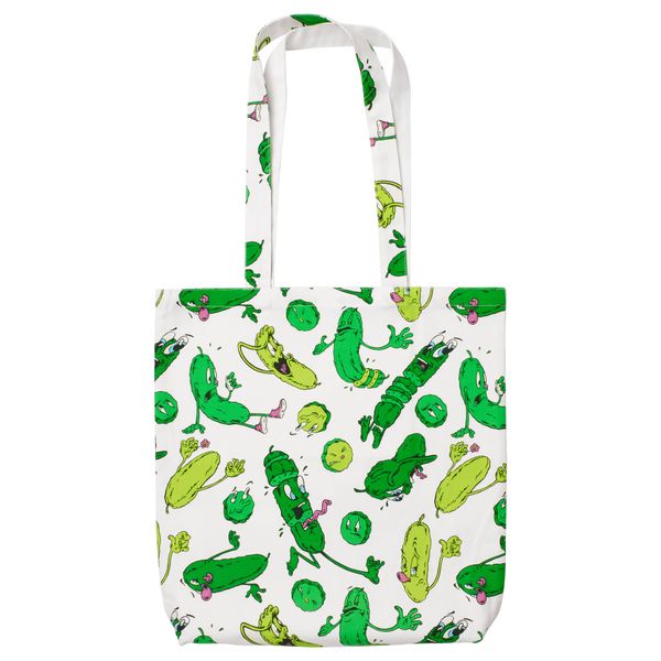 Сумка СТУНСИГ, огурец (40x44 см) - схема-чертеж с размерами